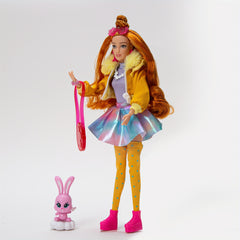 Christmas Doll & Pet Set Gift for Holidays