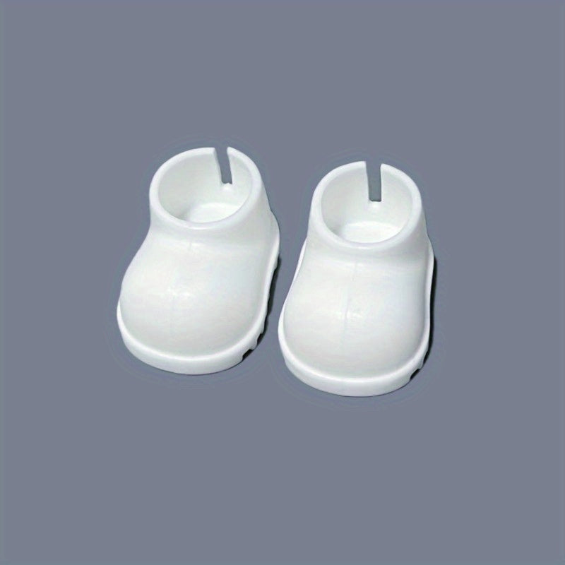 4 Pairs Ruffled Shoe Decorations - 6 inch La Bu Bu10cm Shoe Accessories