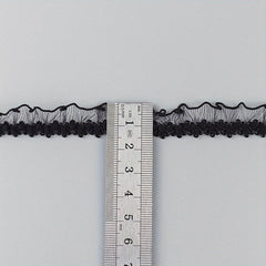 10 Yards Flower Embroidery Lace With Lotus Leaf Edge 15mm Lace Trim