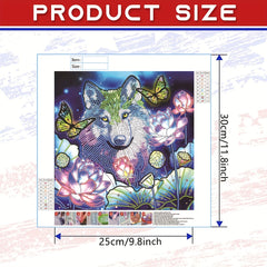 Wolf 5D Diamond Painting Kit Home Wall Decor
