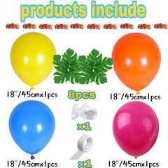 120pcs Theme Party Decoration Balloon Garland Set Birthday Party Supplies