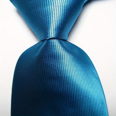 Solid Jacquard Woven Men's Tie Set