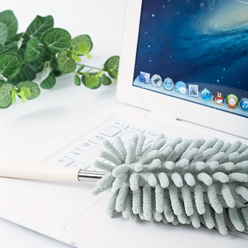 Retractable Feather Duster for Easy Cleaning - Washable & Reusable