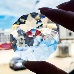 1pc 45mm Clear Flower Hanging Crystal Prism Suncatchers