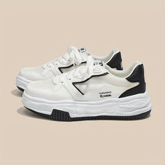 Women's Breathable Mesh Platform Sneakers Casual Slip On Shoes