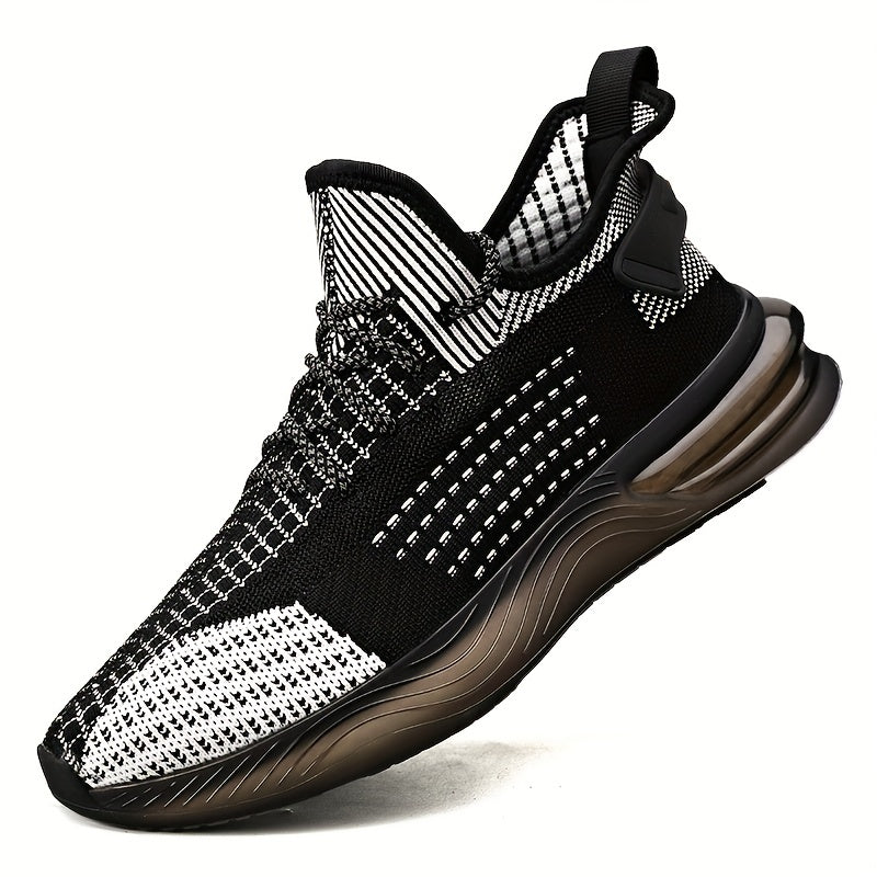 Men's Lightweight Knitted Casual Shoes For Spring And Summer