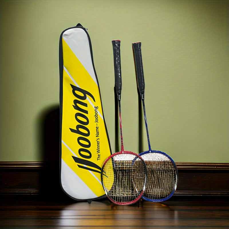 JOOBONG Badminton Racket Aluminum Carbon Racket With Bag For Youth Training