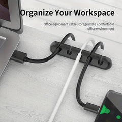 1pc Desktop Data Cable Manager - Keep Your Desk Organized