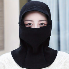 Ponytail Balaclava Elastic Windproof Ski Mask Woman Windproof Cycling Hood