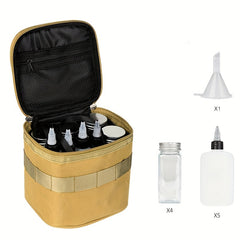 Outdoor Portable Storage Bag with Seasoning Bottle for BBQ