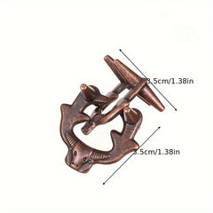 Adult Classic Metal Puzzle 4pcs Set - IQ Brain Teaser Unlock Game