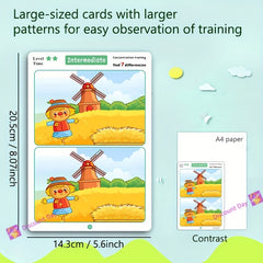 Interactive Spot the Difference Painting Game - Educational Attention Training