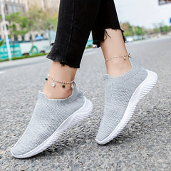 Women's Knit Sock Sneakers Lightweight Low Top Walking Shoes