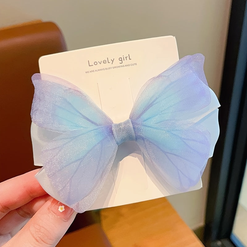 Children's Sweet Princess Hairpin Bow Headdress