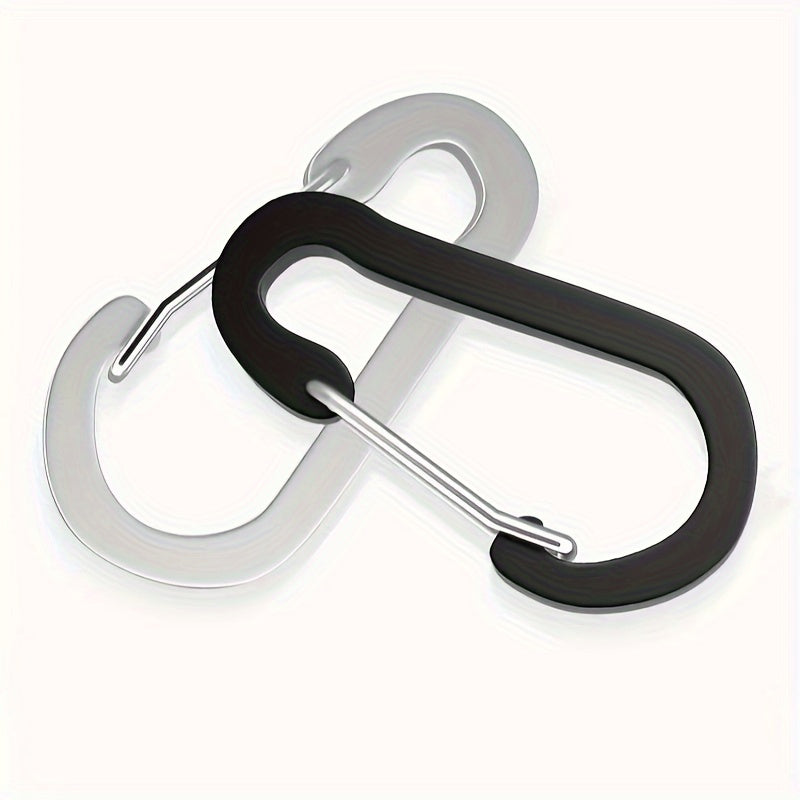 5pcs Aluminum Carabiner Clips Camping Fishing Mountaineering