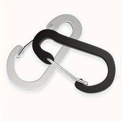 5pcs Aluminum Carabiner Clips Camping Fishing Mountaineering