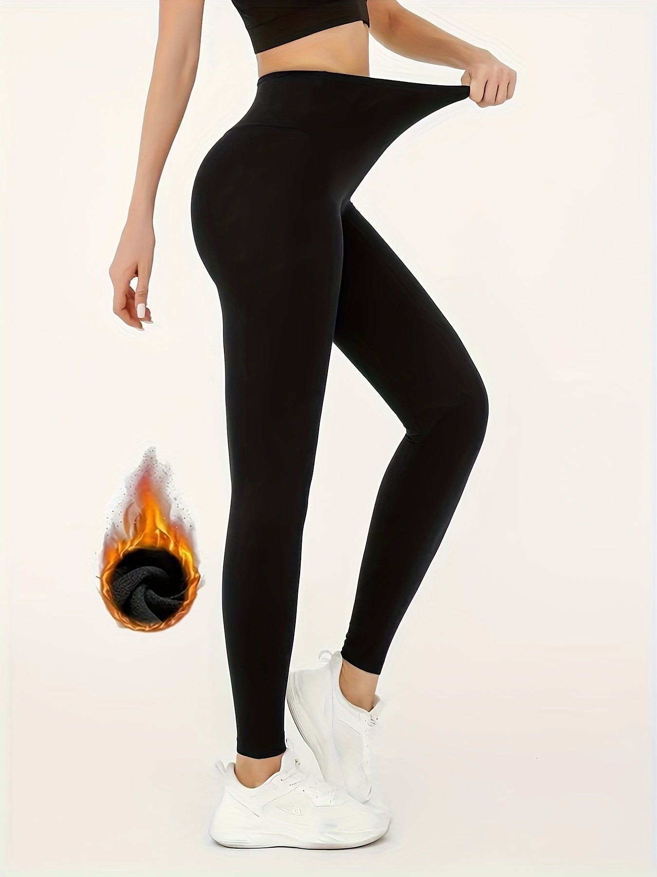 Warm Seamless Leggings High Waist Workout Tight Pants Women's Activewear