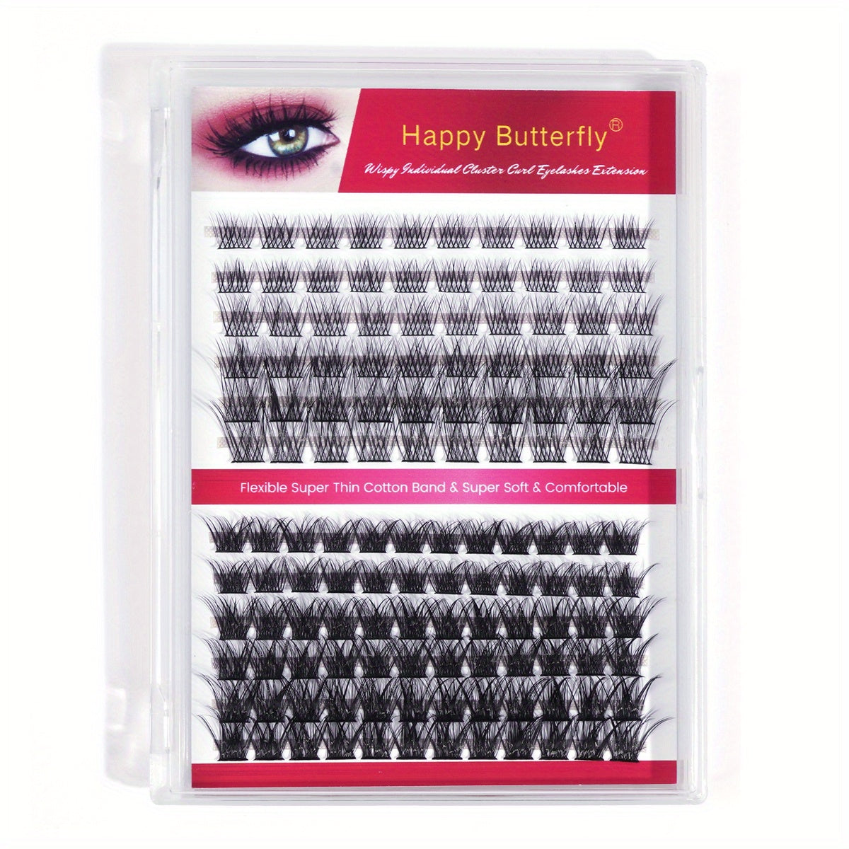 120 Clusters False Eyelashes 7 14mm Mixed DIY Segmented Eyelashes