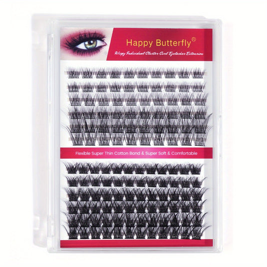 120 Clusters False Eyelashes 7 14mm Mixed DIY Segmented Eyelashes