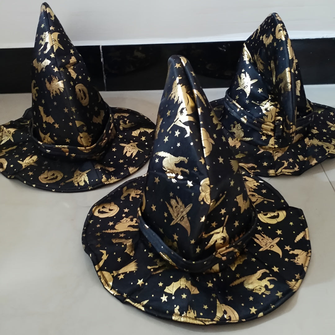 Halloween Wizard Witch Hat Masquerade Adult Wizard Hat Toy Props