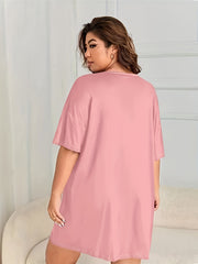 Sheep & Cloud & Sun Print Nightdress