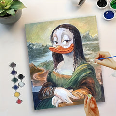 DIY Painting & Drawing Kit Homemade Duck Lady Ideal for Collection and Gifts