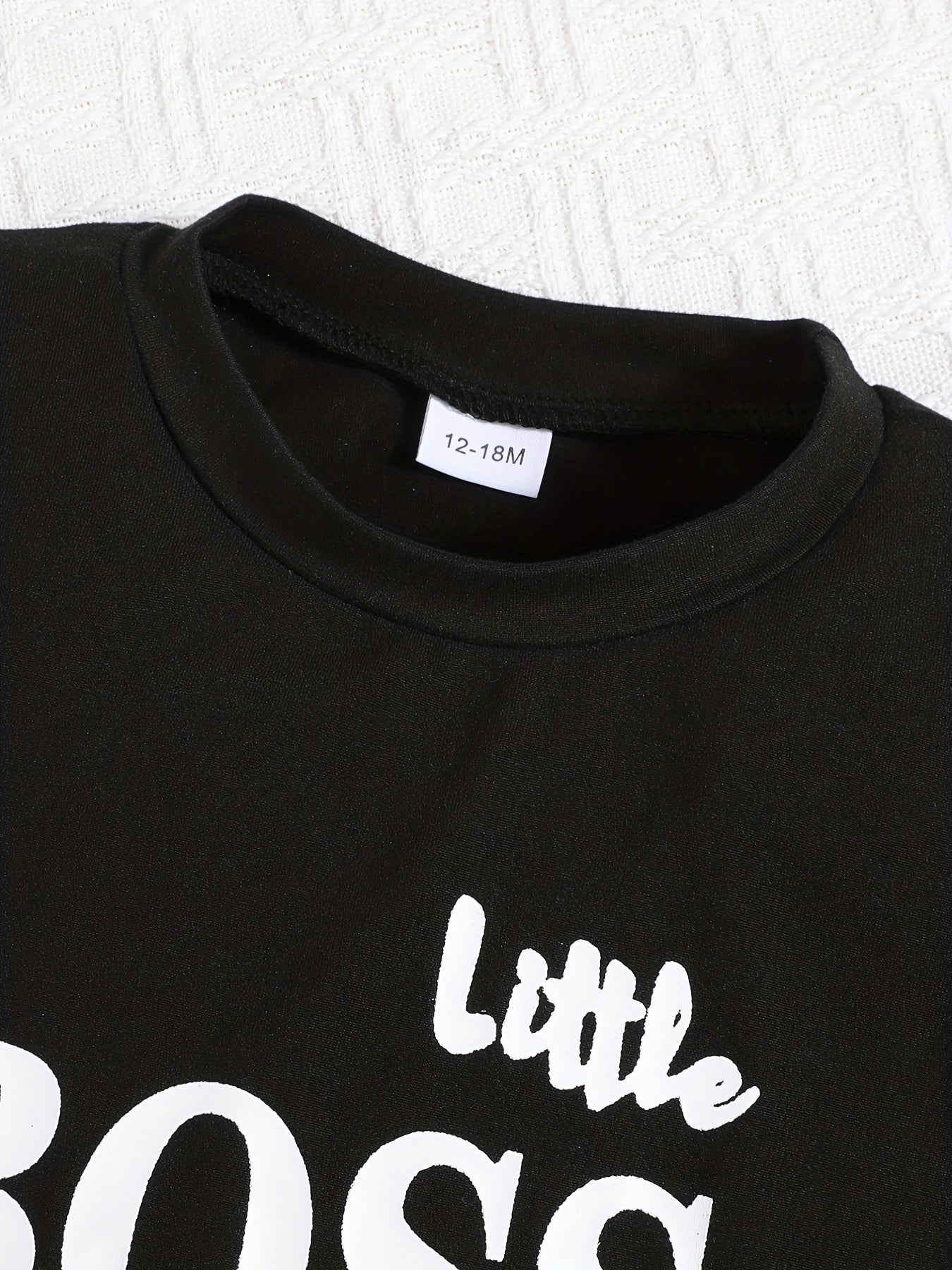 Baby's Pullover Sweatshirt Top And Pants 2pcs Outfits Set