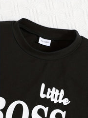 Baby's Pullover Sweatshirt Top And Pants 2pcs Outfits Set