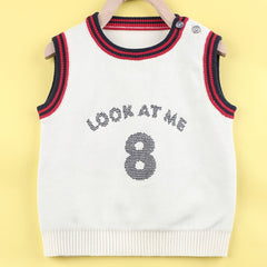 Baby Boys Round Neck Sweater Vest