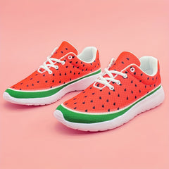 Watermelon Print Lightweight Running Shoes Funny Design