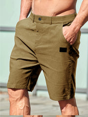 Men's Casual Stretch Suit Shorts for Spring Summer Business
