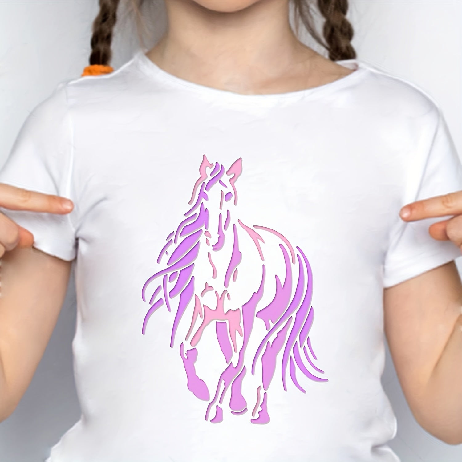 Horse Drawing Painting Stencils Templates Rectangle Reusable Stencils