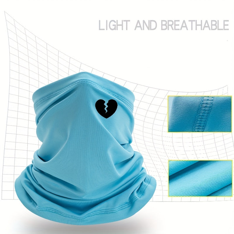Heartbreak Printing Outdoor Cycling Mask Lightweight Breathable Neck