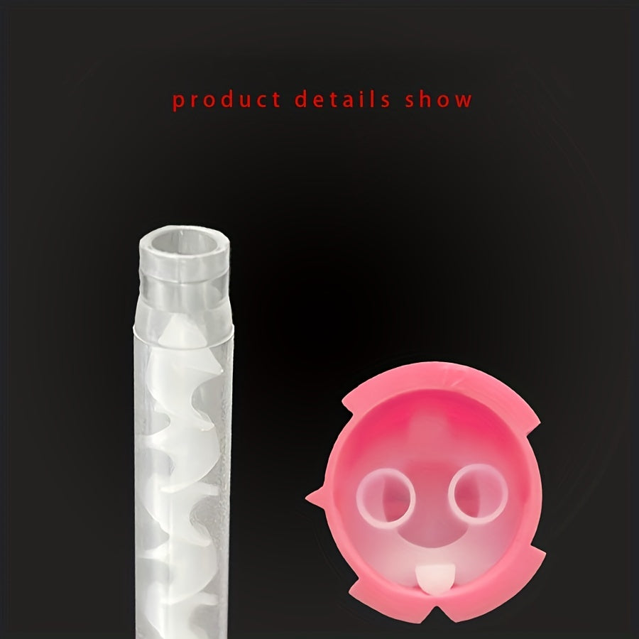 50pcs Dental Mixing Tips Pink Impression 1 1 Mixing Uniformly