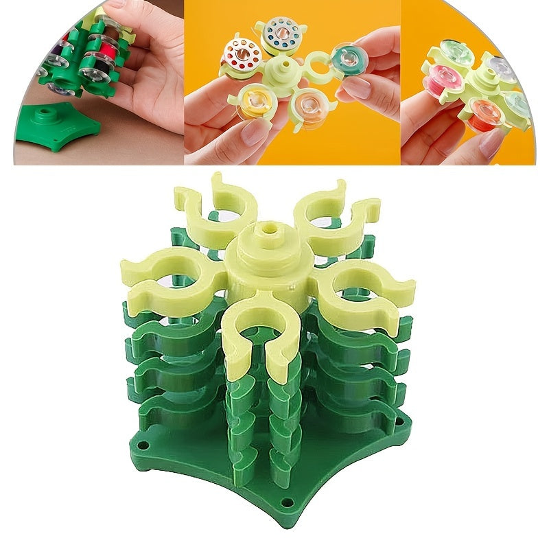 1pc Silicone Bobbins Rings Saver Bobbin Holder Bobbin Organizers
