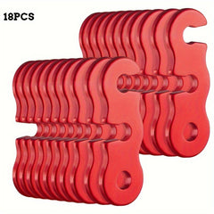 Aluminum Alloy Tent Canopy Pull Rope Buckle Three eye Open Rope Buckle
