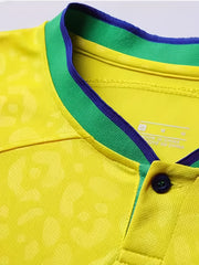 3Pcs Bright Yellow Football Suit for Boys/Girls