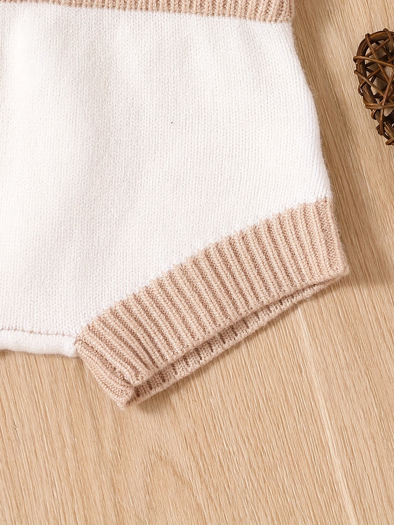 2pcs Baby Girls Casual Block Knit Tank Top & Shorts Set