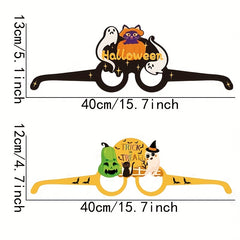 Halloween Pumpkin & Ghost Glasses - Party Props & Decoration