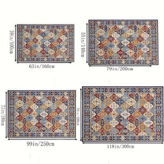Machine Washable Area Rug Non Slip Persian Bohemian Rug