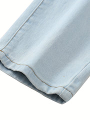Men's Retro Style Straight Leg Jeans