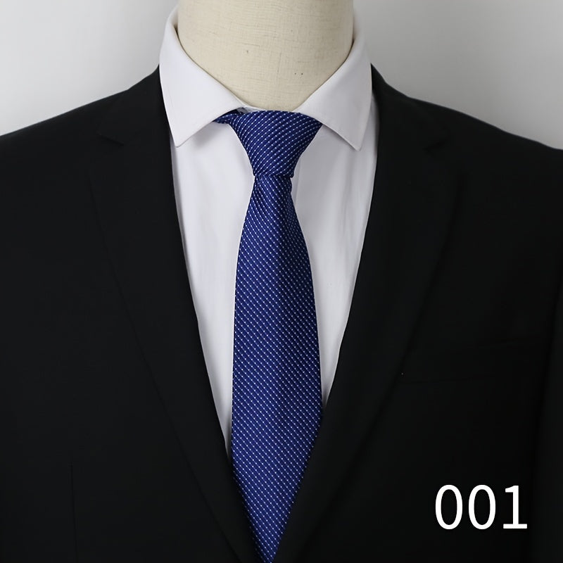Men's Business Striped Pattern Ties - Pack of 3