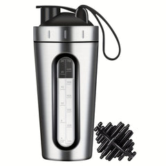 28oz Stainless Steel Protein Shaker Bottle with Shaker Ball