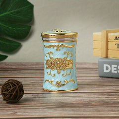High-end Embossed Toothpick Holder with Lid for Home Hotel Restaurant Commercial