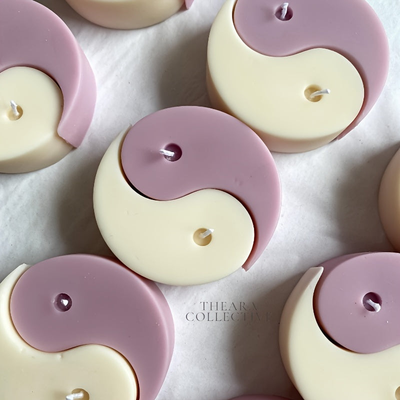 Tai Chi Yin Yang Candle Silicone Mold DIY Handmake Soap Resin Craft Making Mould