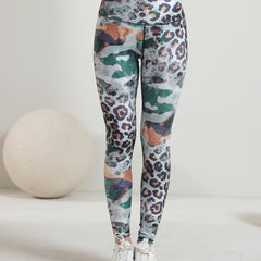 Leopard Print Yoga Workout Pants - High Elastic Fitness Leggings