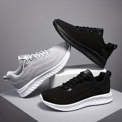 Men's Lightweight Knitted Sneakers for Running in Spring and Summer