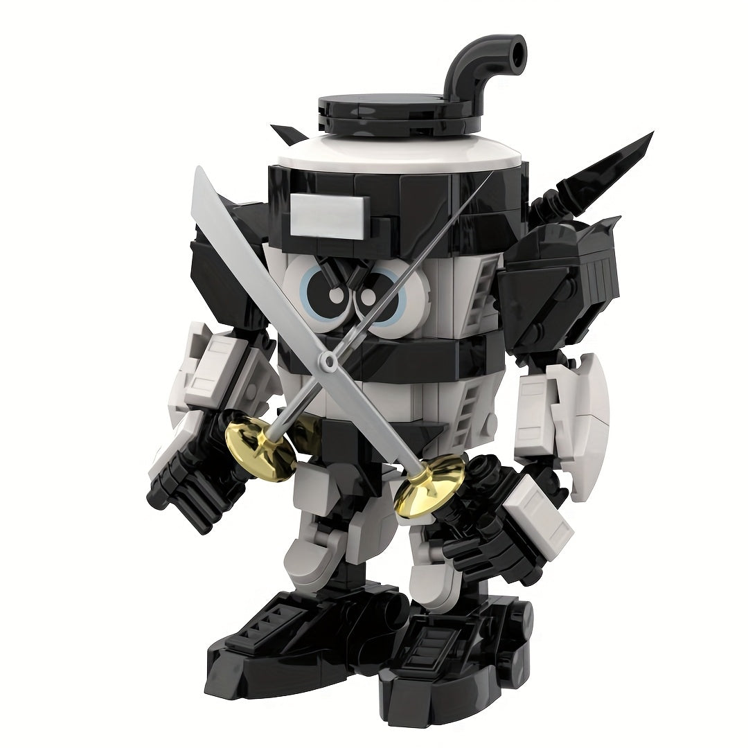 Mythical Samurai Mech Building Kit MOC Fantasy Warrior Model DIY Display Gift