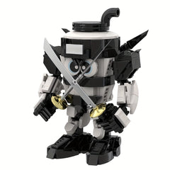 Mythical Samurai Mech Building Kit MOC Fantasy Warrior Model DIY Display Gift