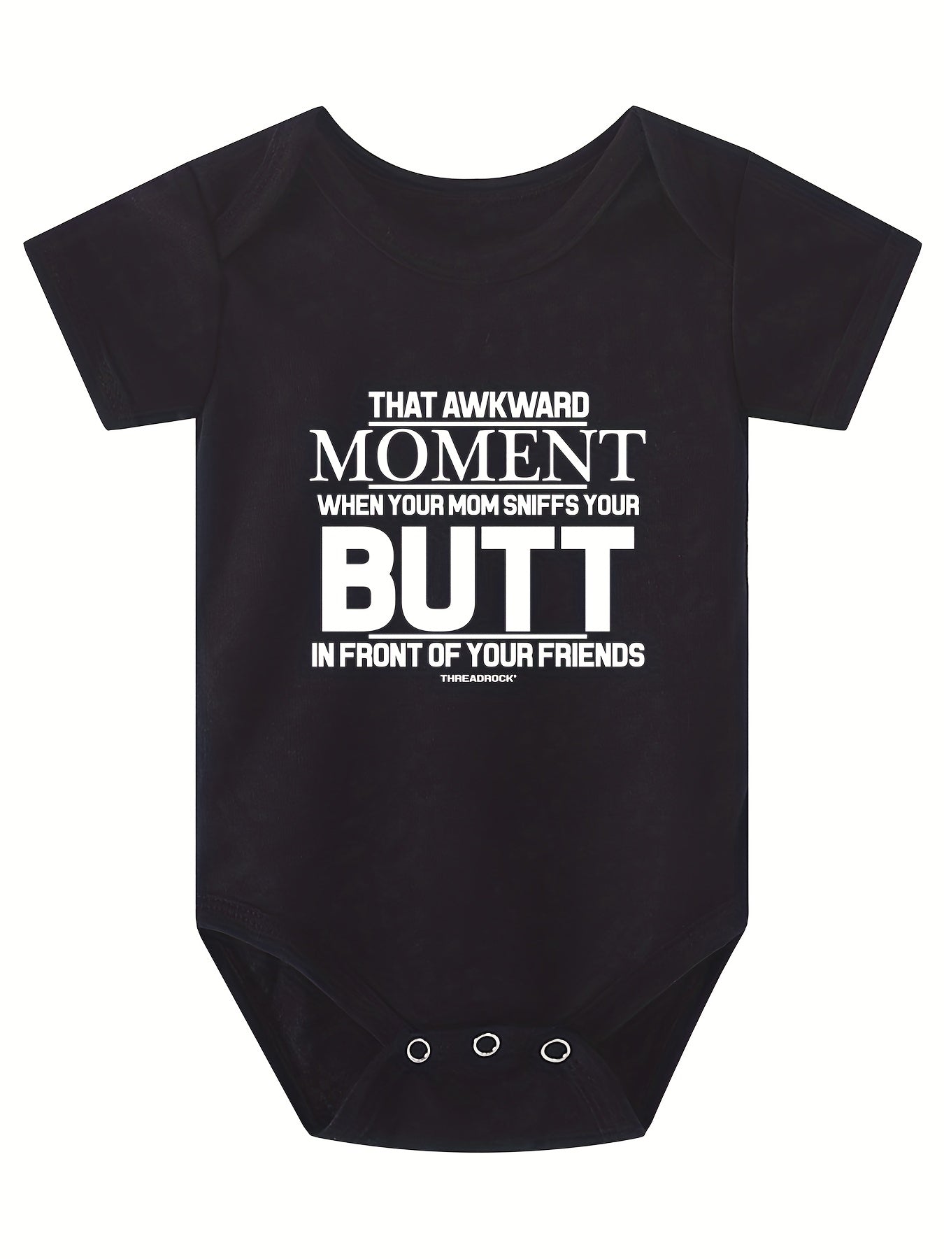Baby Boys Casual That Awkward Short Sleeve Onesie Clothes